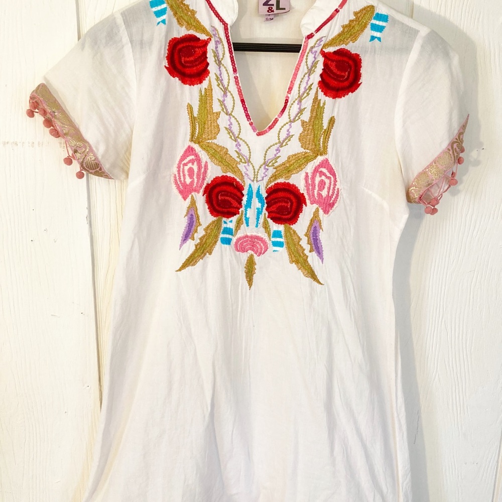 Boho Z and L Tunic top
